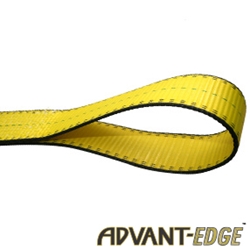 1" 2 Ply Eye/Eye Nylon Web Sling made With Yellow 9800# Nylon Webbing ADV TAGS 