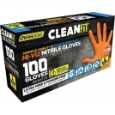 CLEANFIT 8MIL ORANGE (100 PACK)