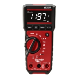 Milwaukee Digital Multimeters, True RMS, 5 Function, 10 AAC; 10 ADC 