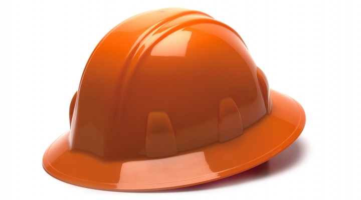 Pyramex SL Series Full Brim Hard Hat #HP24140 - Orange 