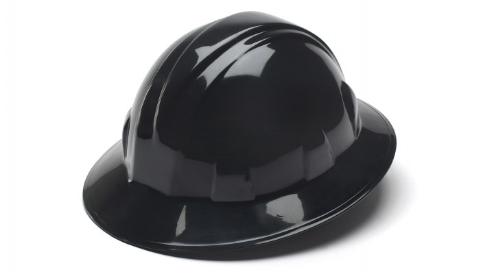 Pyramex SL Series Full Brim Hard Hat #HP24111 - Black pyramex, series, full, brim, hard, hat, hp24111, black