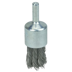 Weiler #10025  3/4" KNOT WIRE END BRUSH, .014" STEEL FILL 