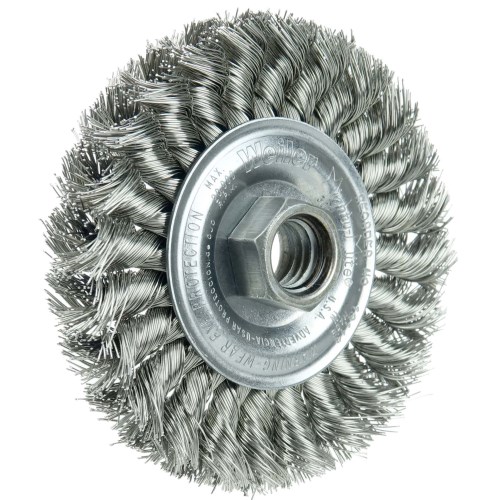 4 Stainless Steel Knotted Wire Wheel
