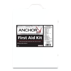 Anchor 4 Shelf First Aid Cabinet, ANSI Z308.1-2009, Steel Cabinet, Includes 1,100 Pieces anchor, shelf, first, aid, cabinet, ansi, z3081-2009, steel, includes, 1100, pieces