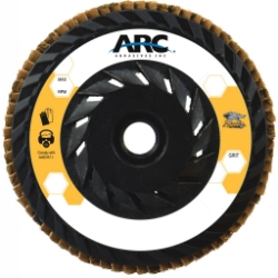 4-1/2" X 5/8"-11 Hard Edge Predator Flap Disc - 40 Grit 4-12, 58-11, hard, edge, predator, flap, disc, grit
