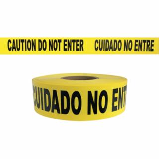 Barricade Tape - 3" x 1000 ft - Caution Do Not Enter 