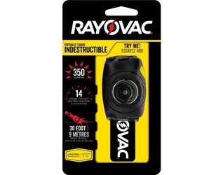 Rayovac Workhorse Pro 35 lm Black LED Headlight AAA Battery 