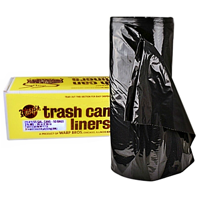 Warp Brothers 55 Gallon Trash Bags