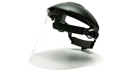 Clear Face Shield - (shown with HGBR; not included) 