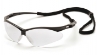 PMXTREME SB6310STP Clear Anti-Fog Lens with Black Frame and Cord