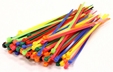 Color Zip Cable Ties 11" 50lbs 100pc Made in USA Nylon Wire Tie Wraps